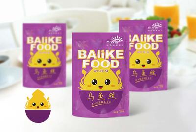 休闲食品包装设计 海产品小鱼包装设计案例